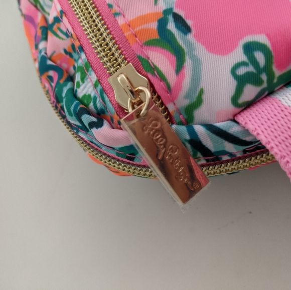 NWOT! Lilly Pulitzer Jeanie Belt Bag In Soleil Pink Perfect Poppy - Picture 10 of 14